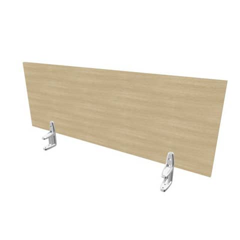 Pannello divisorio in melaminico rovere per scrivanie singole 120xH.42 cm linea Practika Quadrifoglio - CODI120-RK