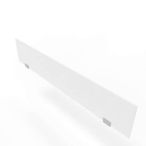 Pannello divisorio in melaminico bianco per bench 180xH.35 cm linea Practika Quadrifoglio - CODB180-BA