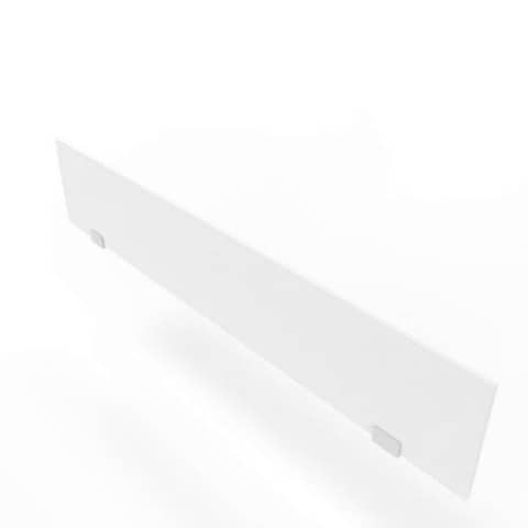 Pannello divisorio in melaminico grigio per bench 160xH.35 cm linea Practika Quadrifoglio - CODB180-GR