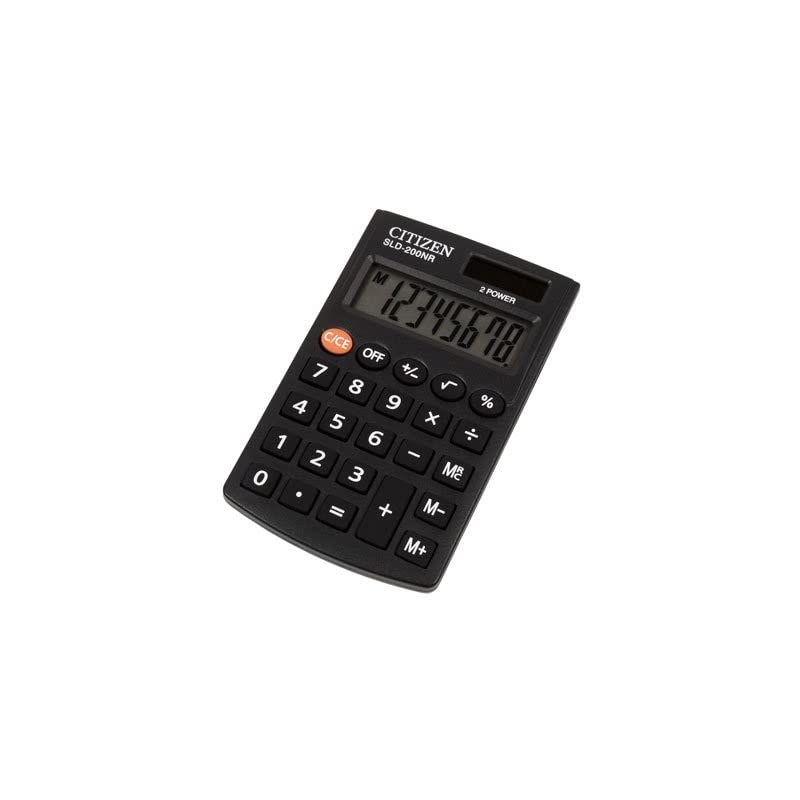 Calcolatrice tascabile Citizen sld-200n 8 cifre con custodia
