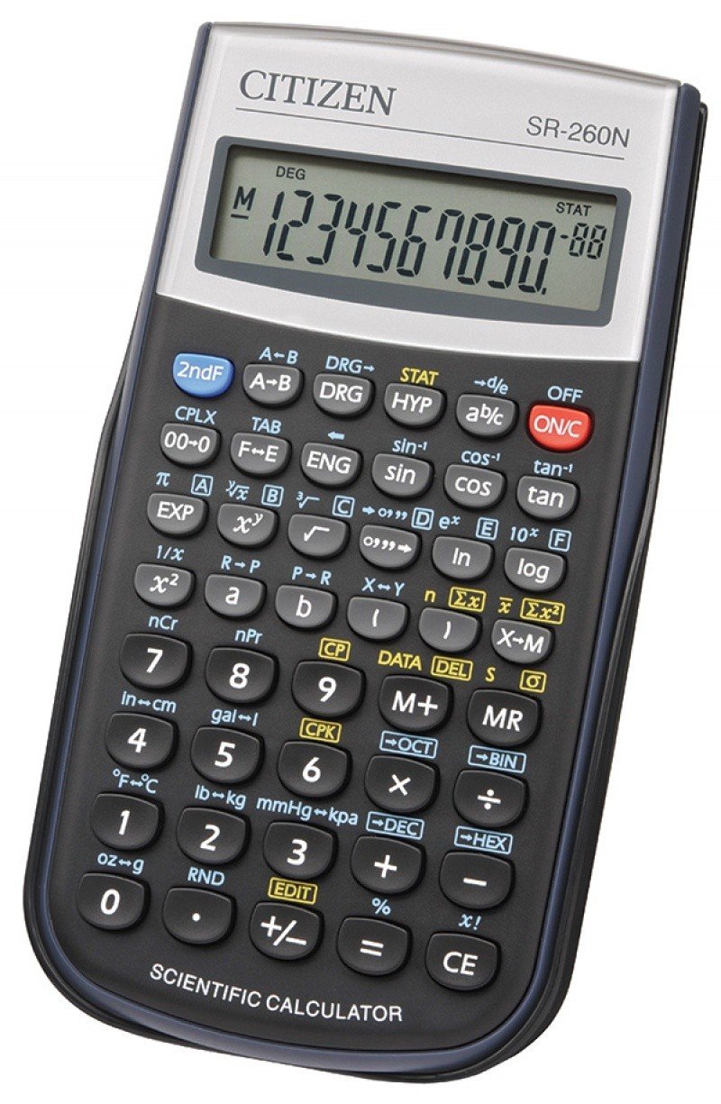 Calcolatrice scientifica Citizen sr-260 165 funzioni 10 cifre