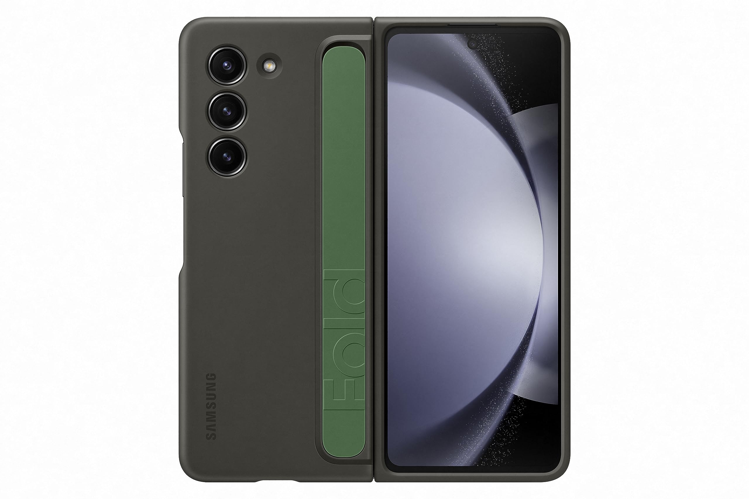 Supporto in pelle nera per telefono Samsung, pieghevole e portatile 8806095062617 | initpc.it