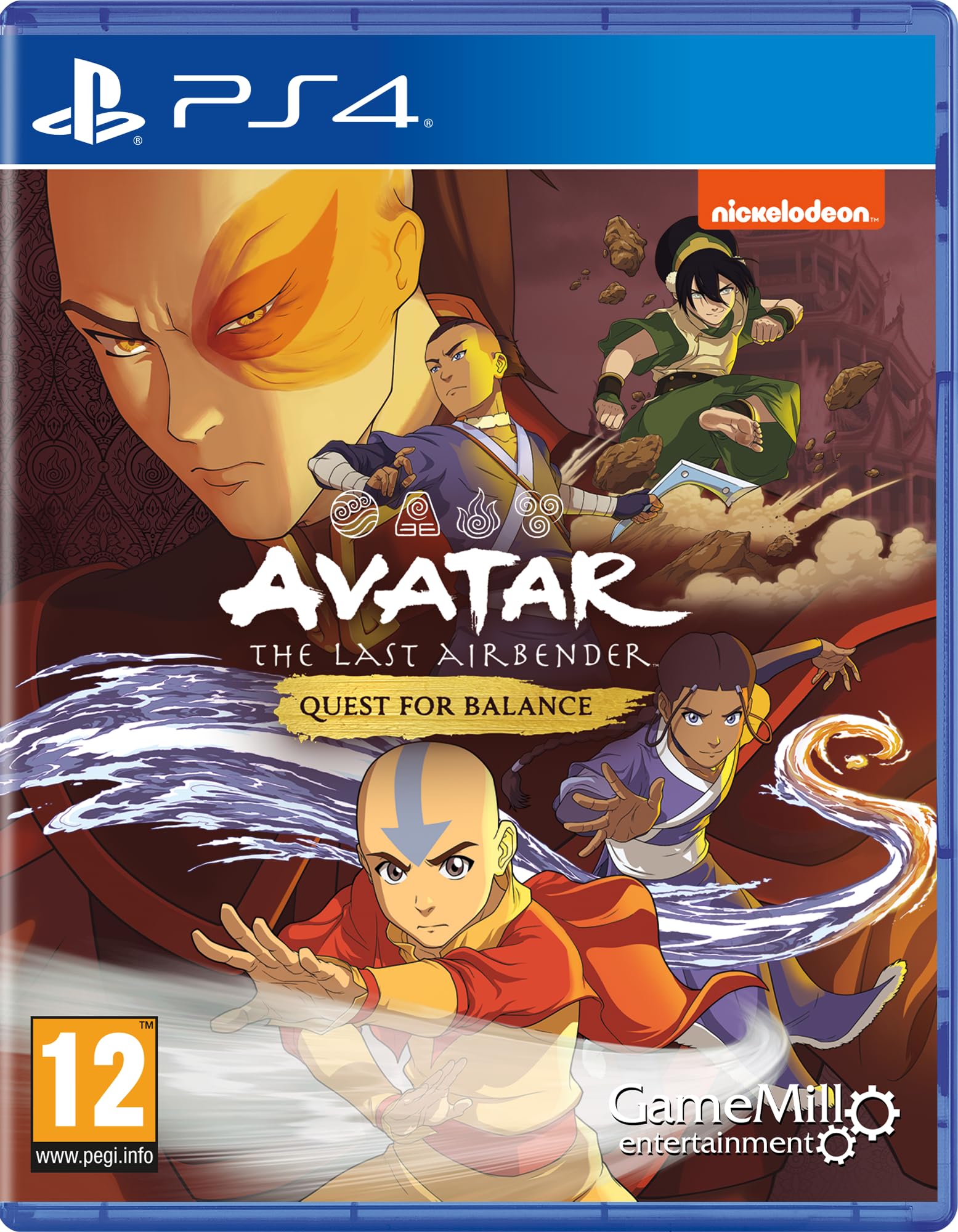 AVATAR THE LAST AIRBENDER QUEST PS4