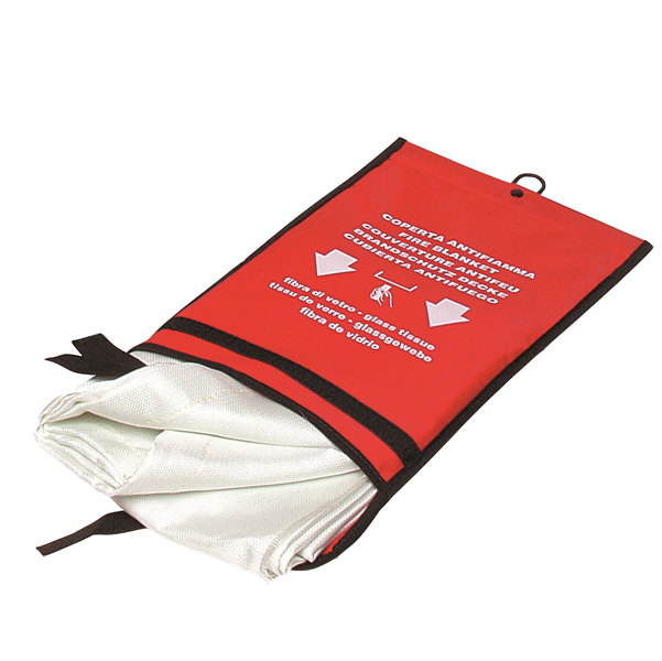 Coperta antifiamma in tessuto PVS, dimensioni 150x180cm, conforme alla norma EN 1869 0108034028011849 | initpc.it
