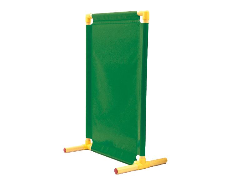 Pannello divisorio in tessuto verde 140x32 cm per scrivania eanquadri0724