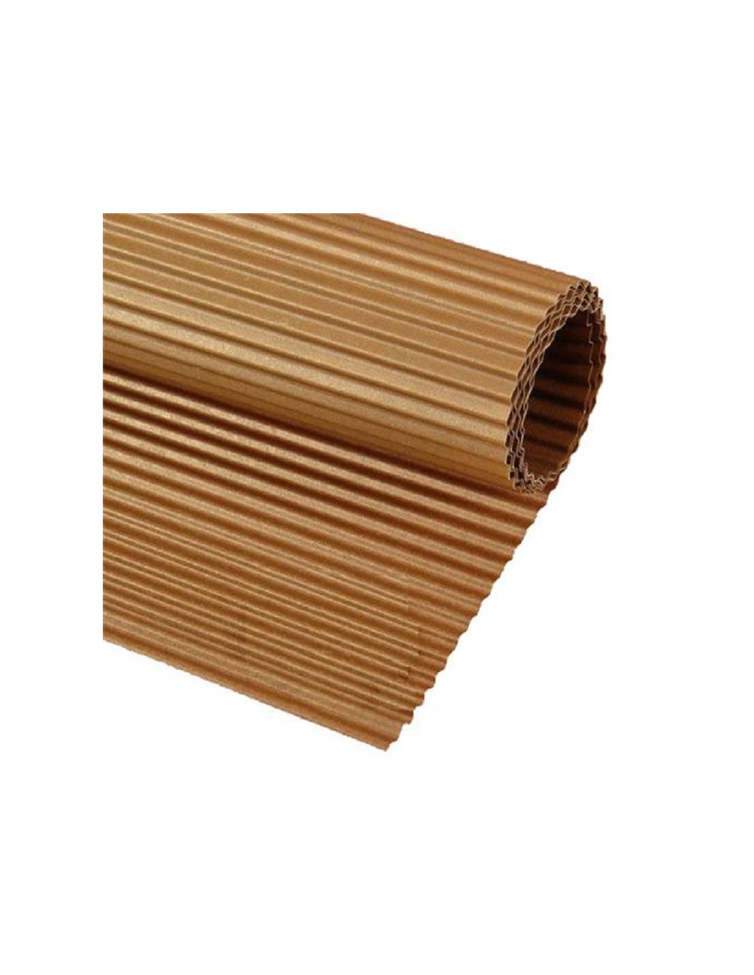 Cartoncino ondulato ondula-color cm.50x70 gr.328 marrone scuro