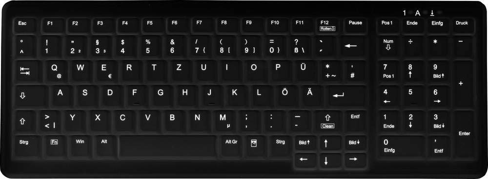 HYGIENE COMPACT KEYBOARD WITH