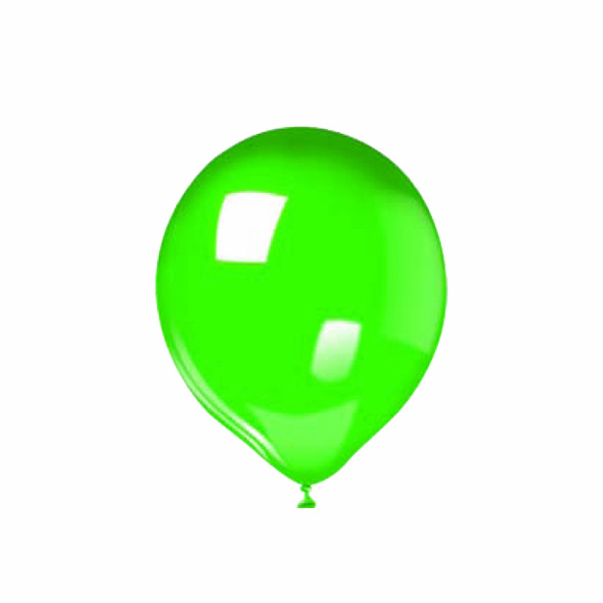 Palloncino - diametro 26 cm - lattice - verde - Big Party - conf. 25 pezzi
