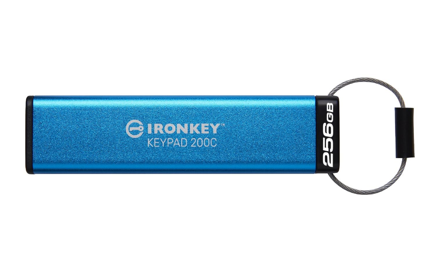 256GB USB-C IRONKEY KEYPAD 200C