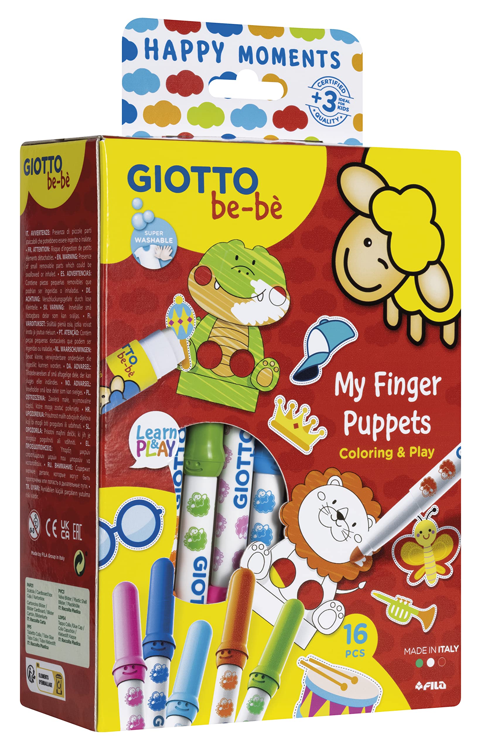 Giotto be-be happy moments my finger puppets