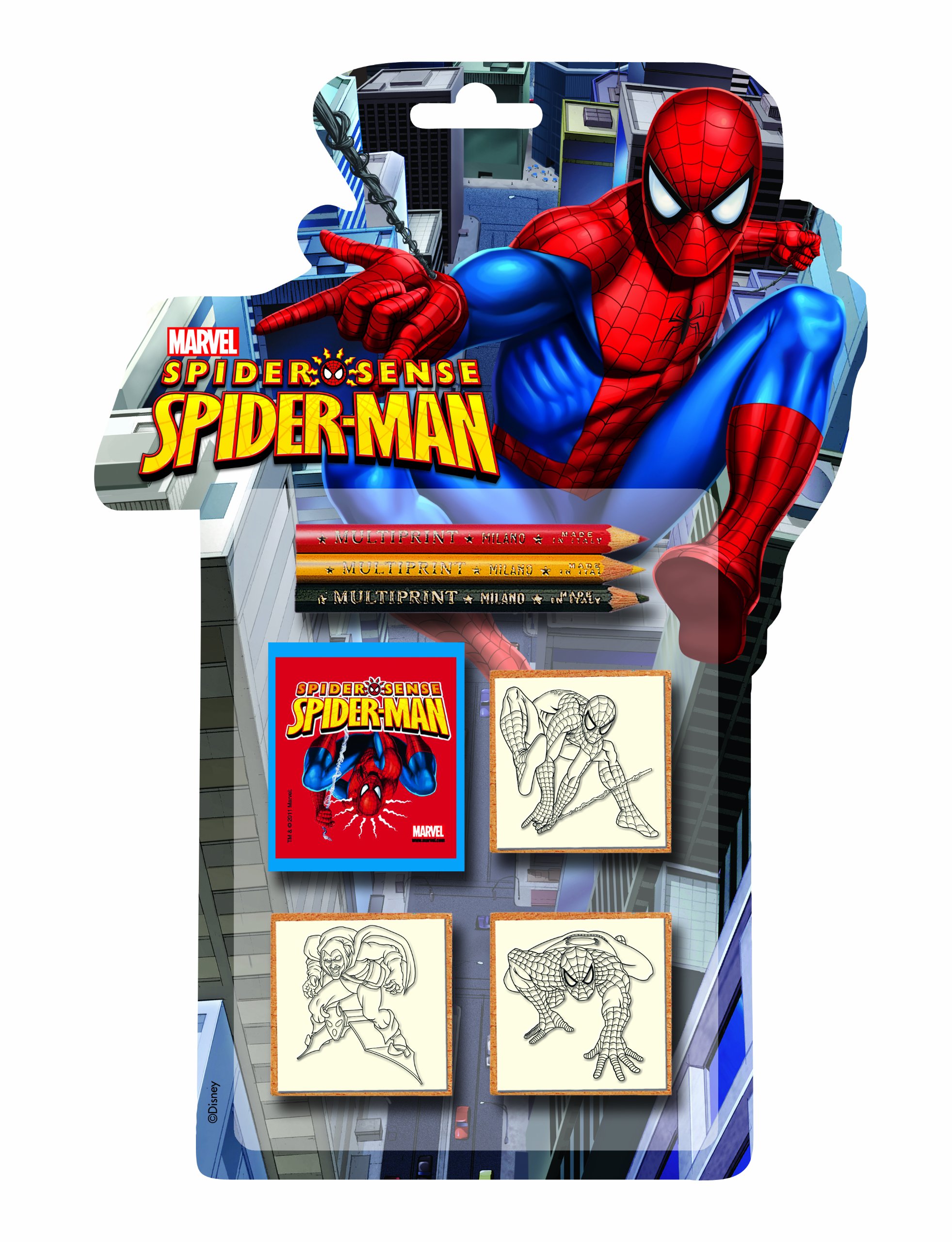 BLISTER 3 TIMBRI - SPIDEY