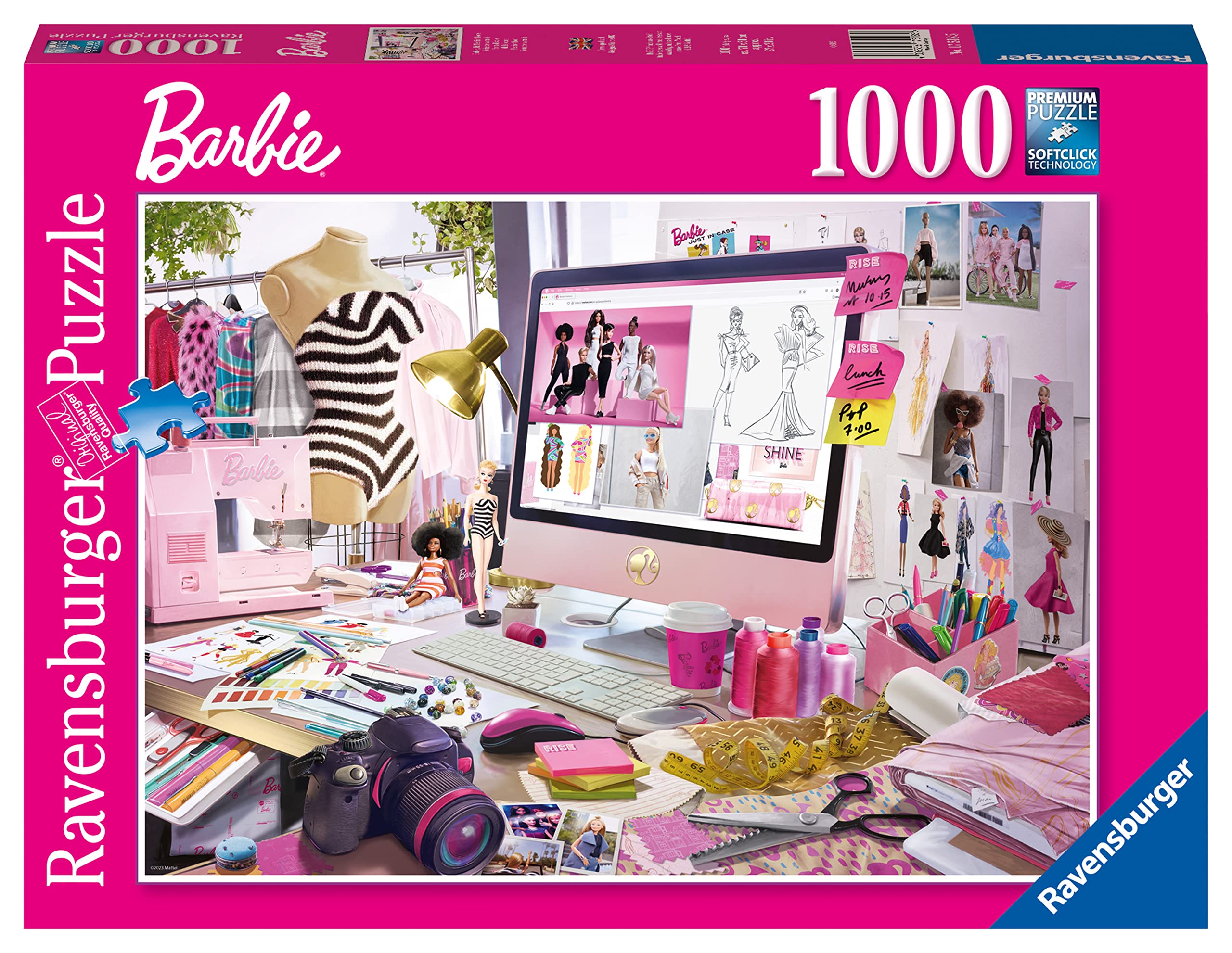 Puzzle barbie icona di stile con 1000 pezzi 4005556175185