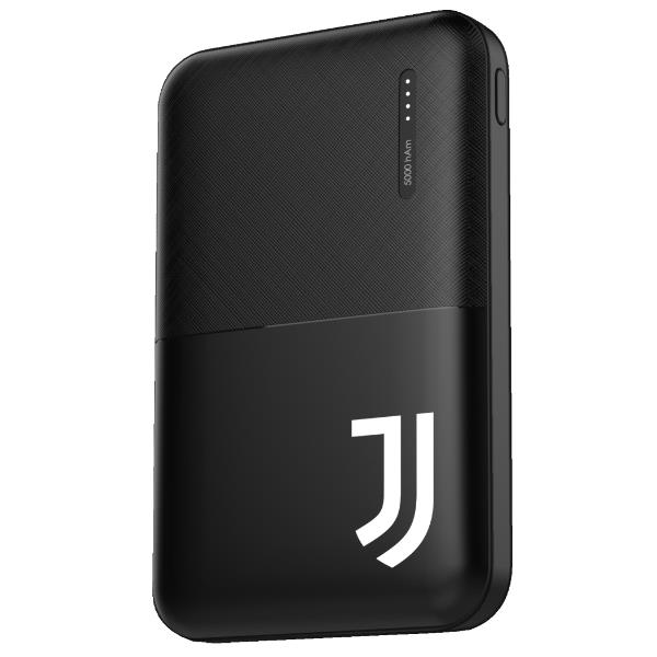 Powerbank ufficiale juventus da 5000 mah con uscita usb e type c 8099990146661