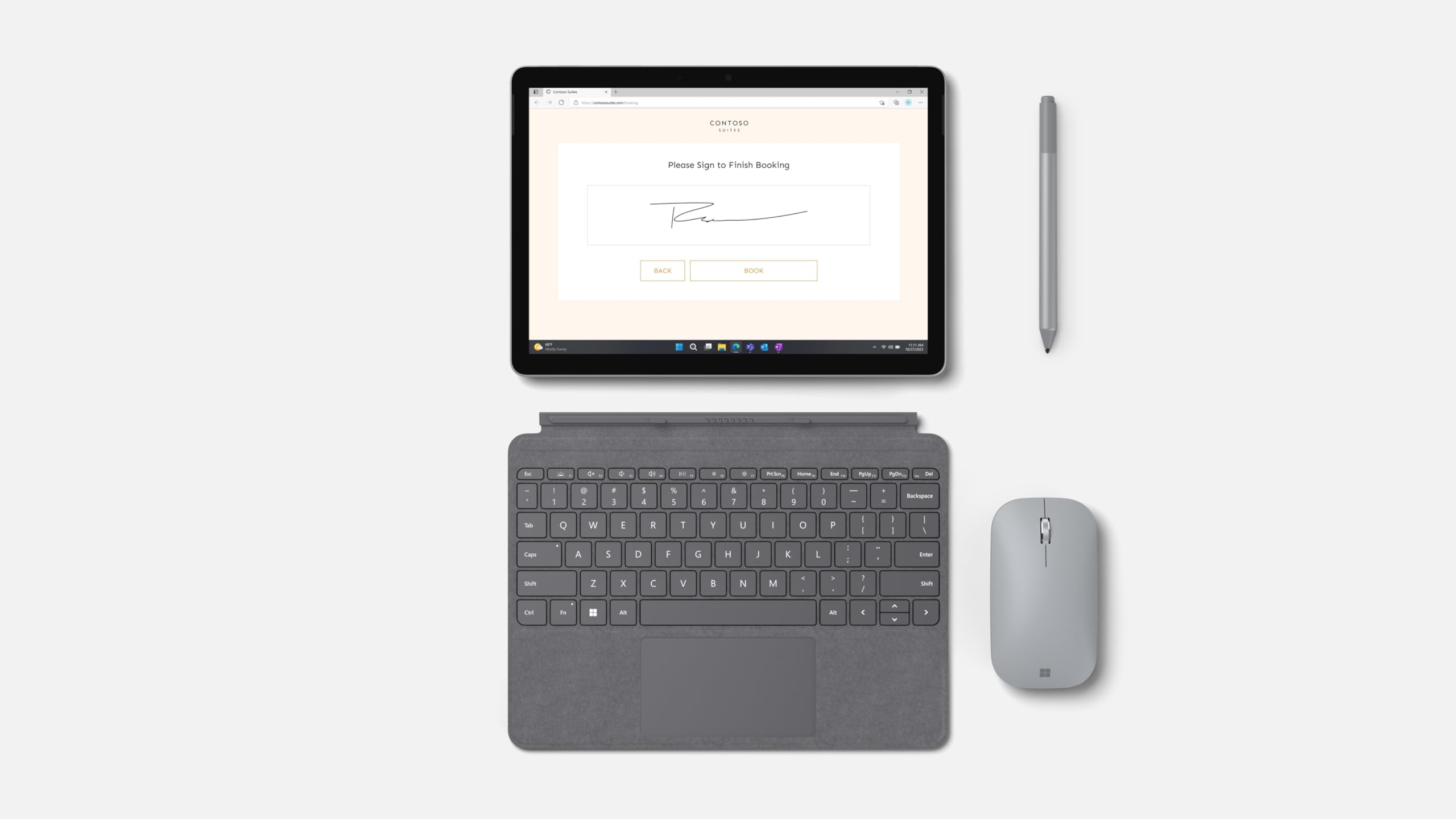 Microsoft surface go 4 tablet n200 8gb 64gb windows 11 pro platinum 0196388168880