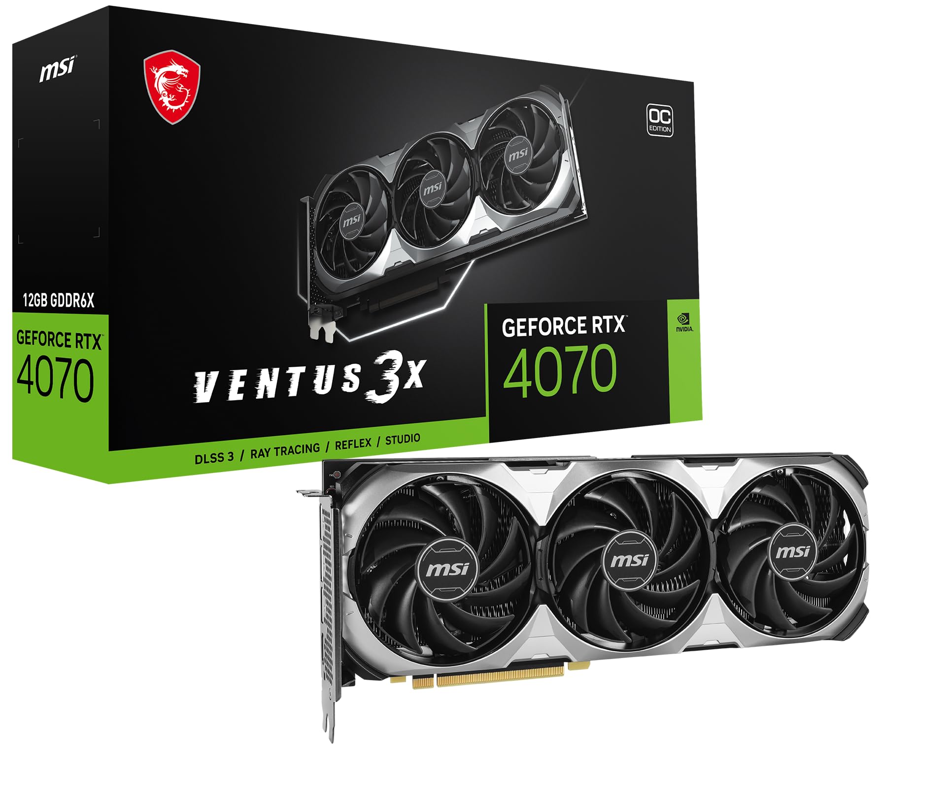 GEFORCE RTX 4070 VENTUS 3X E 12G OC