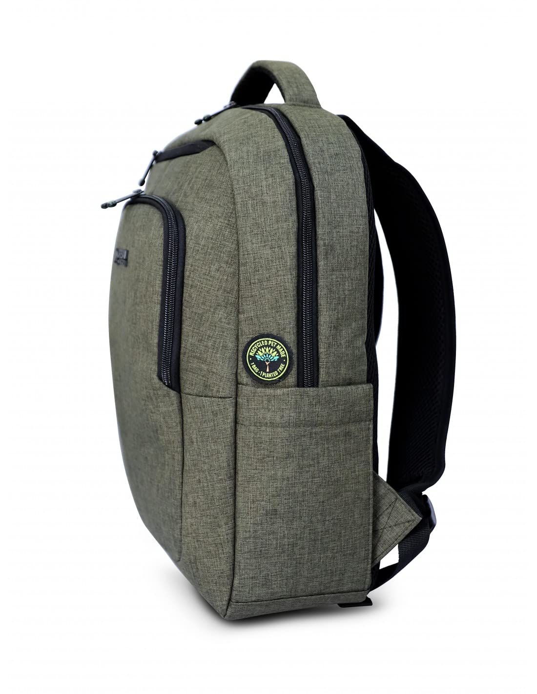 Urban Factory Eco Backpack 13/14 Kaki, borsa in pelle ecologica con design moderno e sostenibile. 3760170882086 | initpc.it