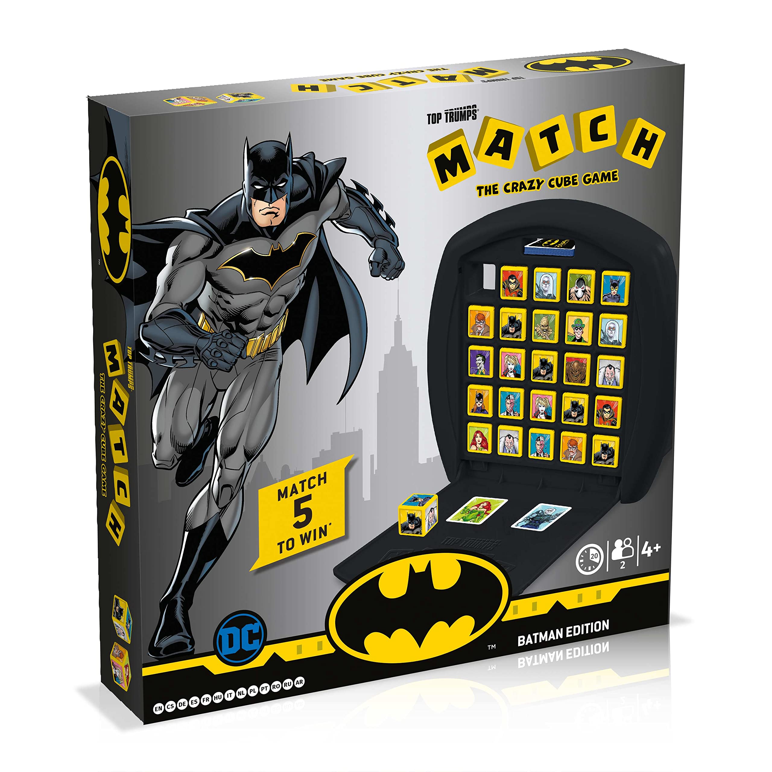 Gioco in scatola match Batman