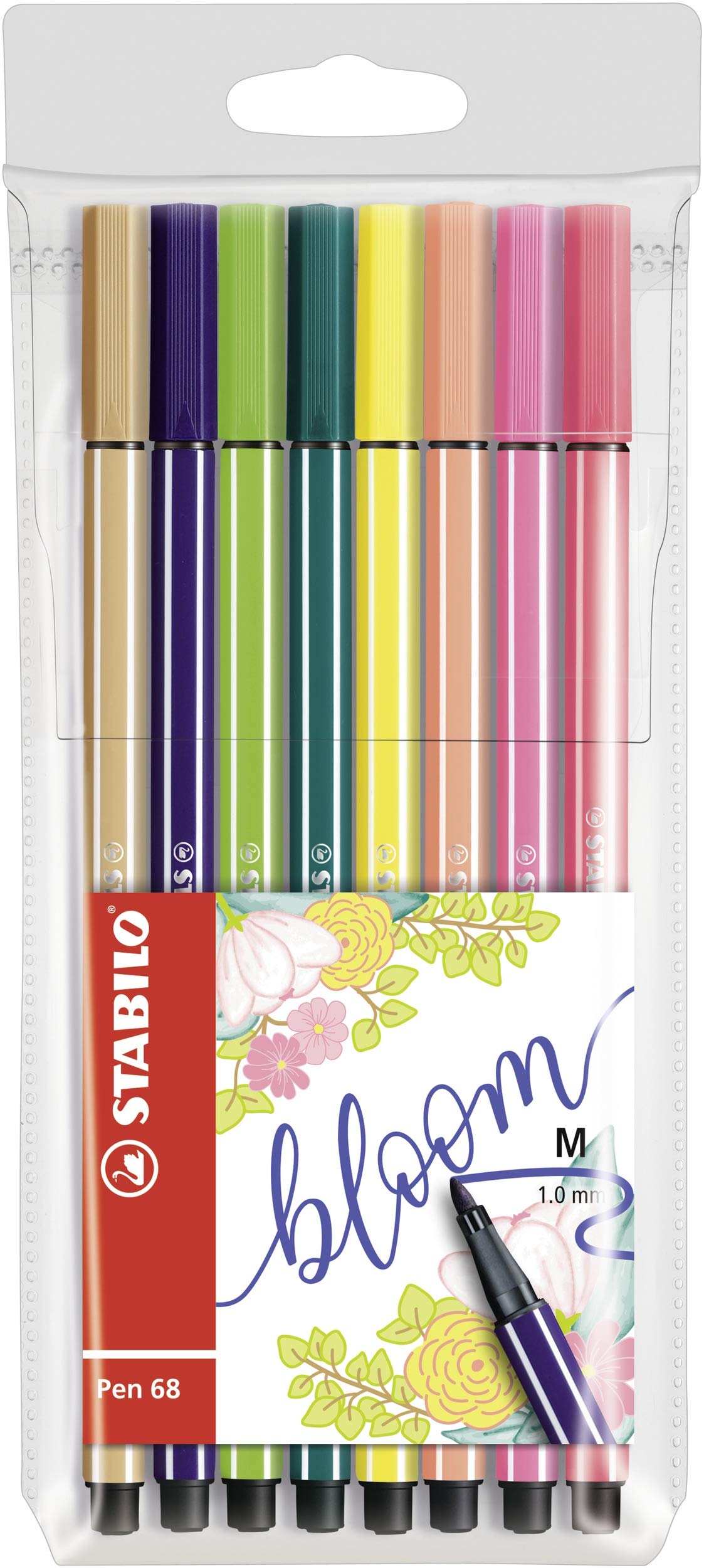 Set Stabilo Pen 68 bloom pz.8
