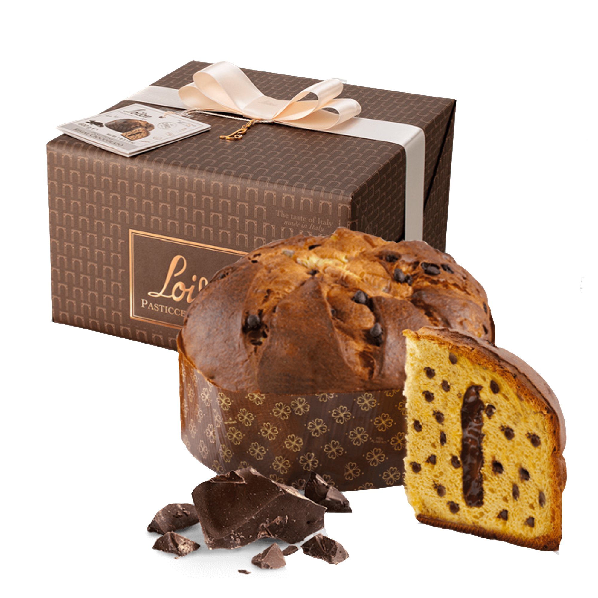 Panettone Regal Cioccolato - Linea Top Genesi - cioccolato - 600 gr - Loison