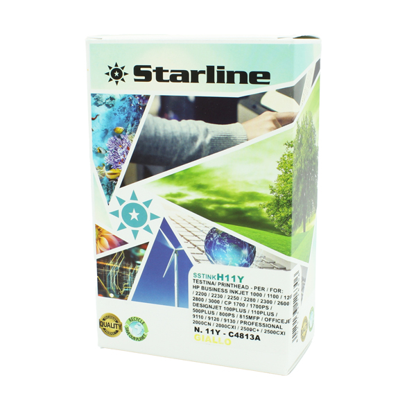 Starline Testina ink compatibile Giallo per HP N 11
