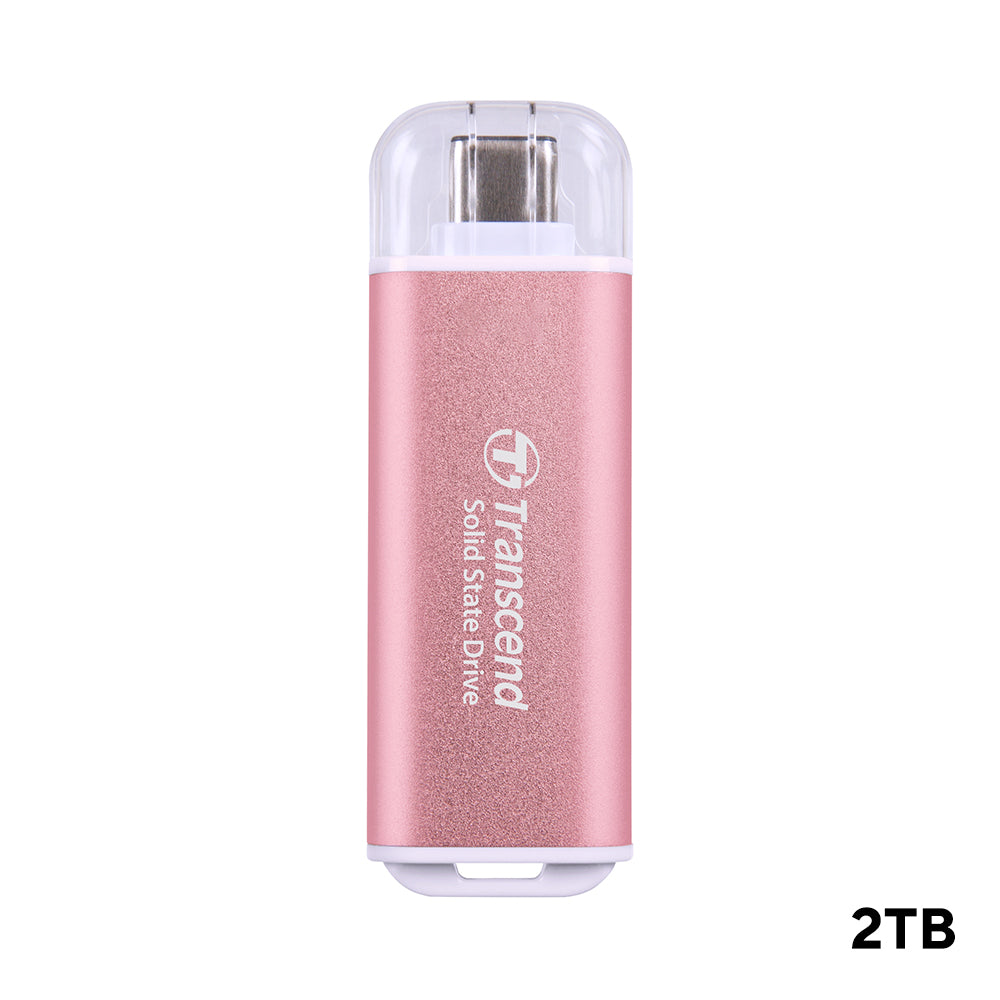 2TB EXTSSD USB10GBPS TYPE C/A PINK