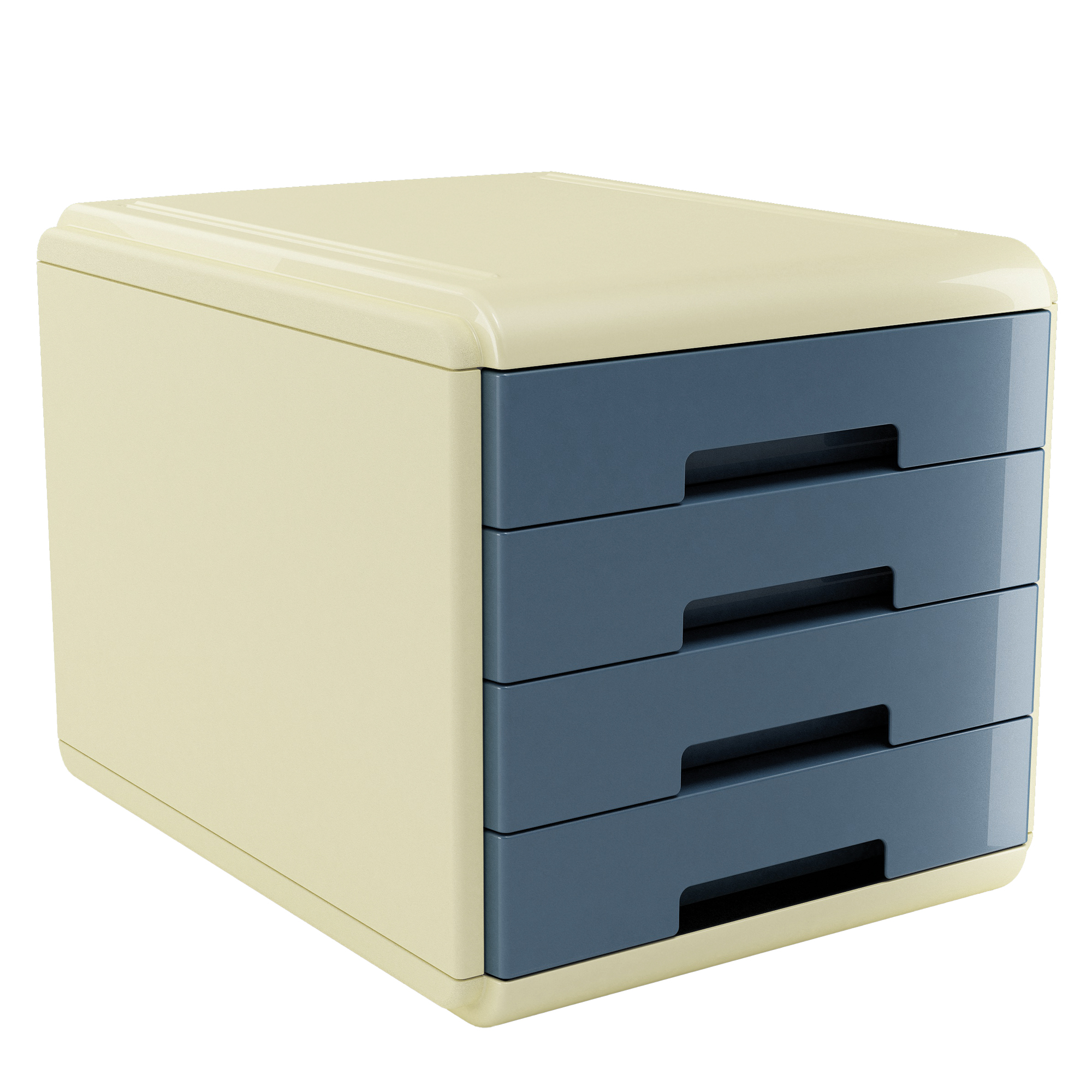 Cassettiera vintage sugar colore azzurro scrivania ufficio casa 8003438032201