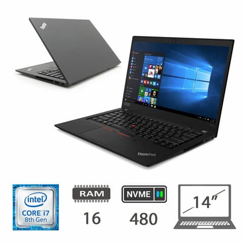 Laptop Lenovo Thinkpad T490S rigenerato grado A ? Intel i7-8565U/16Gb/