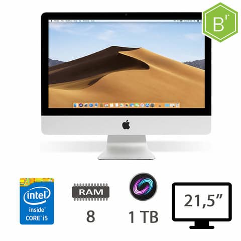 iMac Apple 21,5''(L13) rigenerato grado B i5-4570S-@2.9GHZ/8Gb/1TB FD/NVIDIA
