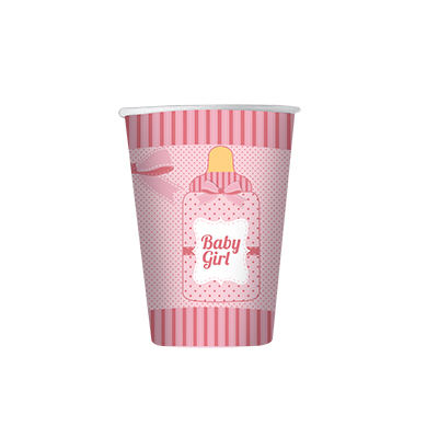BICCHIERI BABY GIRL CC.200 PZ.8
