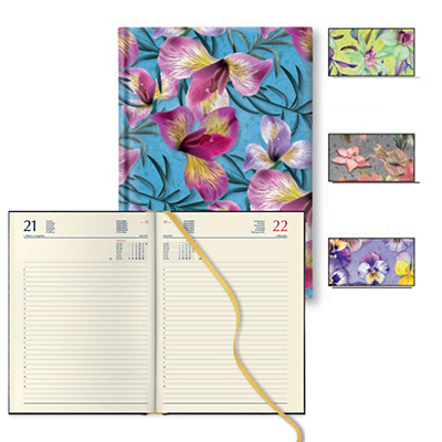Agenda 14,5x20,5 giornaliera fiori classici 227xi