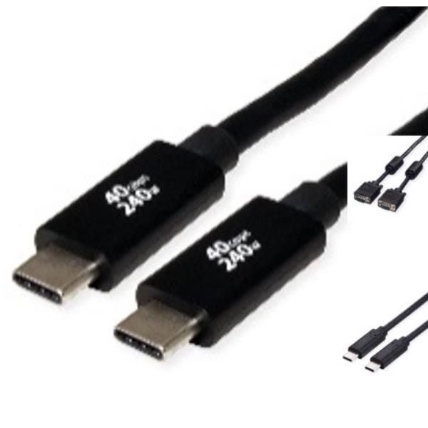 CABLE USB4 GEN3X2 / C-C / M-M