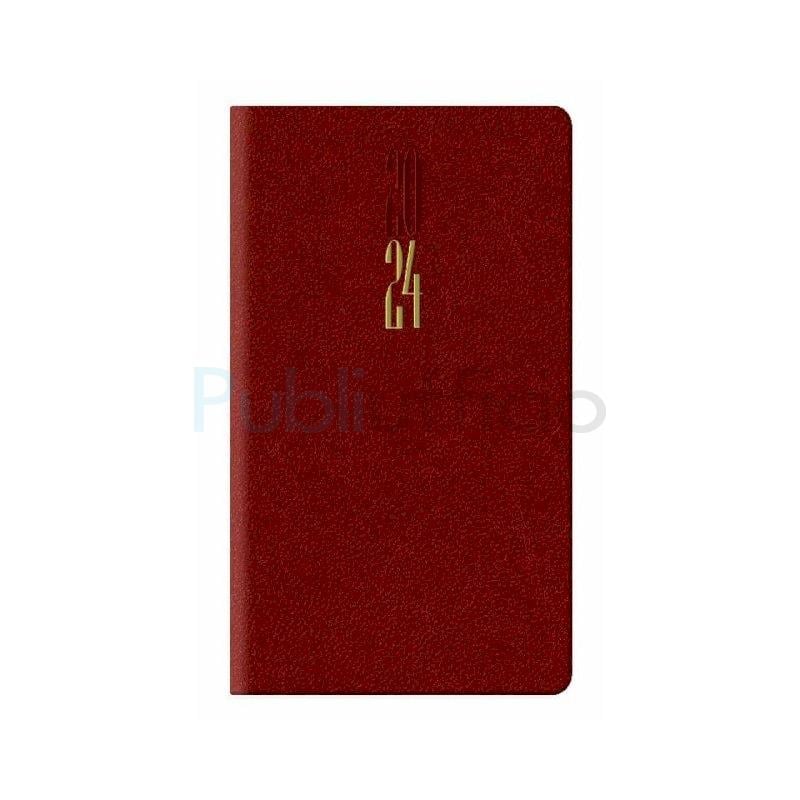 Agenda Giornaliera 2024 A4 Q-Connect Madrid rosso inglese