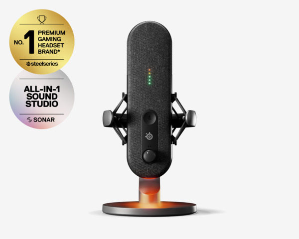 Microfono gaming alias con capsula grande e software audio 5707119043410