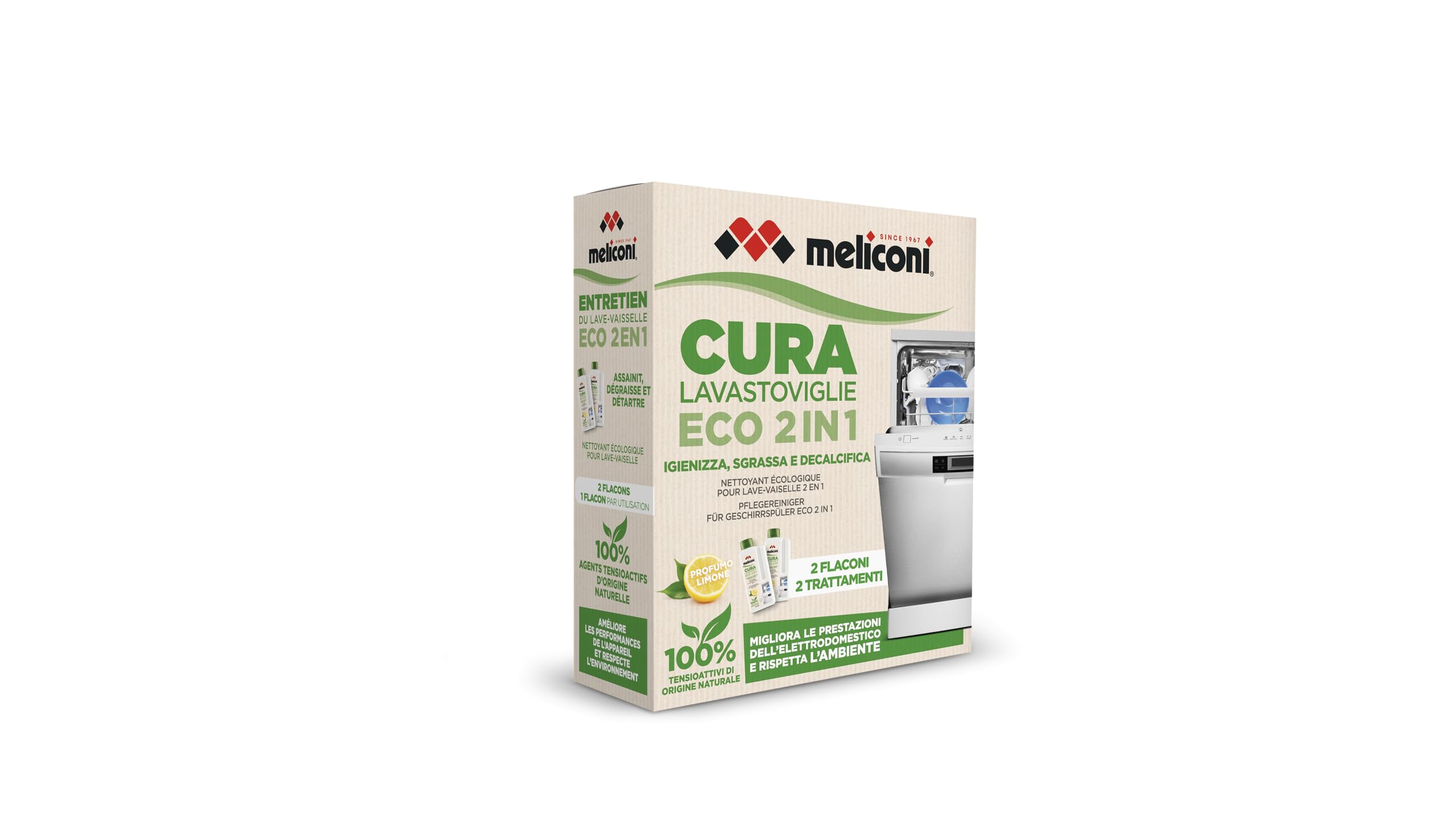 Cura lavastoviglie ecologica 2 in 1 pulizia completa 8006023326792