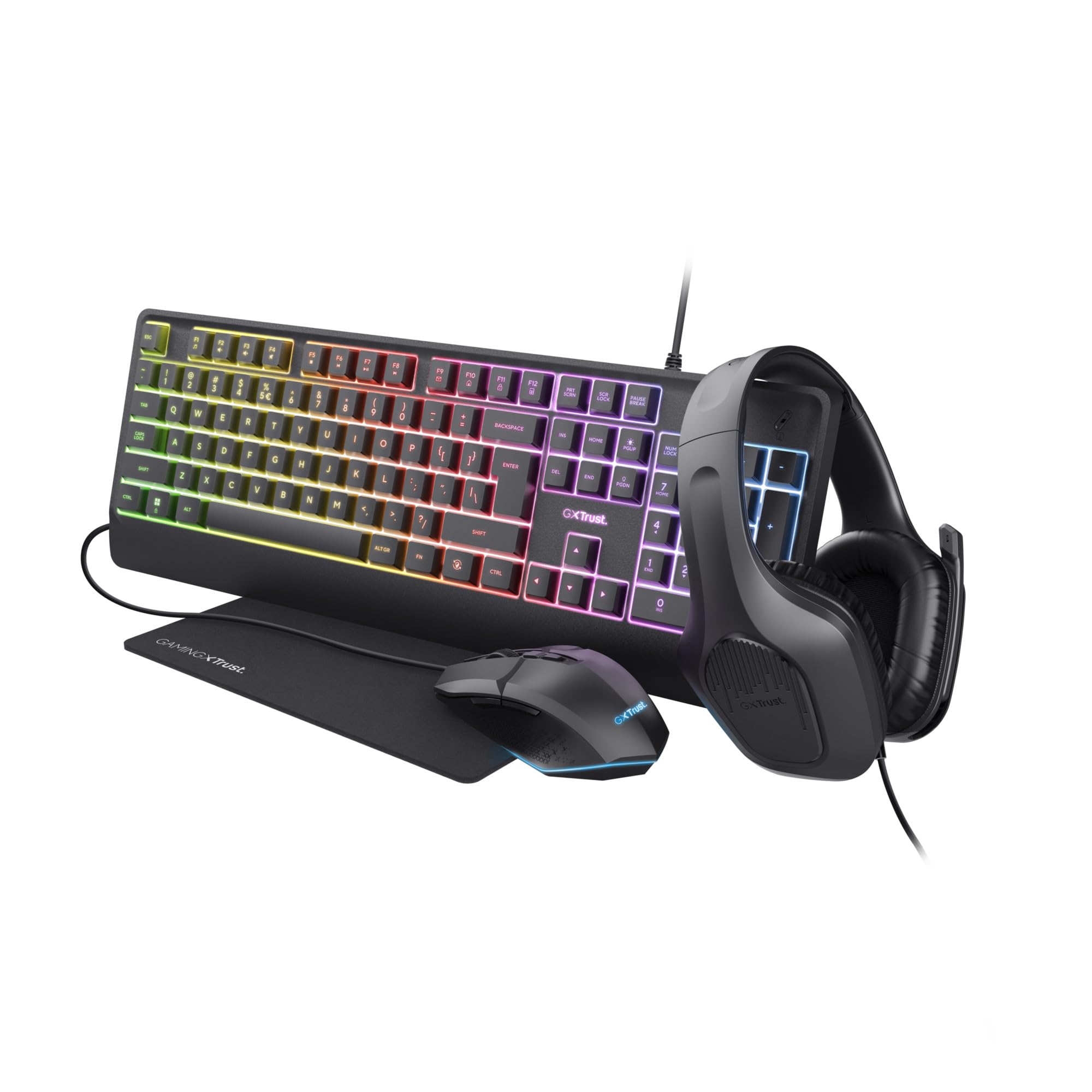 Immagine del prodotto GXT792 QUADROX 4-IN-1 BUNDLE IT di Trust Computer, accessorio per computer con funzionalità quadripla. 8713439252514 | initpc.it