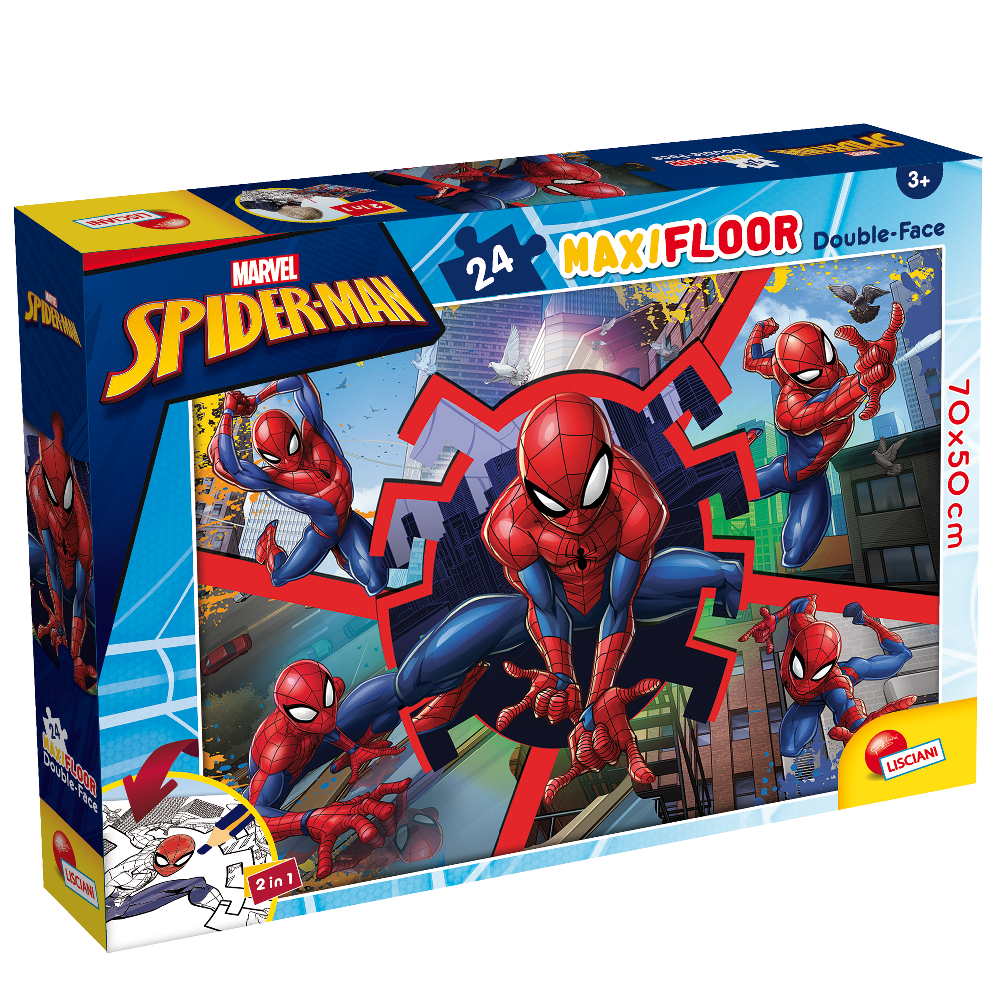 Puzzle maxi - Marvel ''Spiderman'' - 24 pezzi - Lisciani