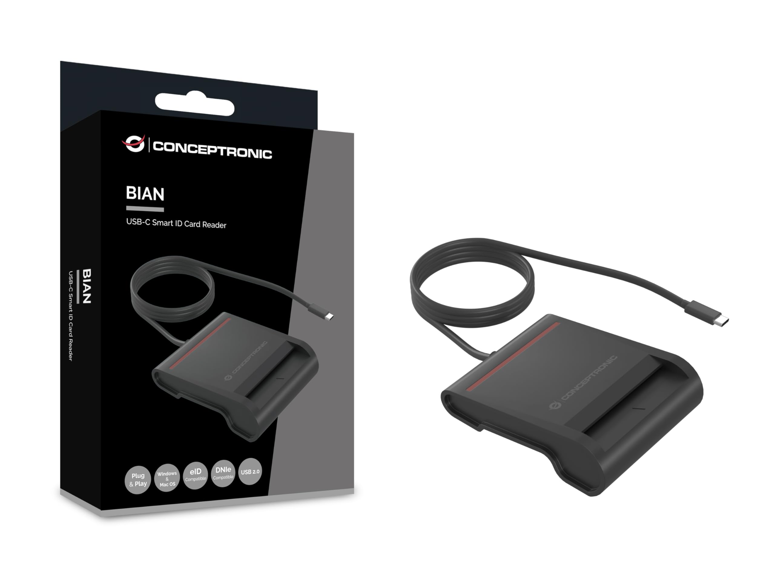 USB-C SMART ID CARD READER