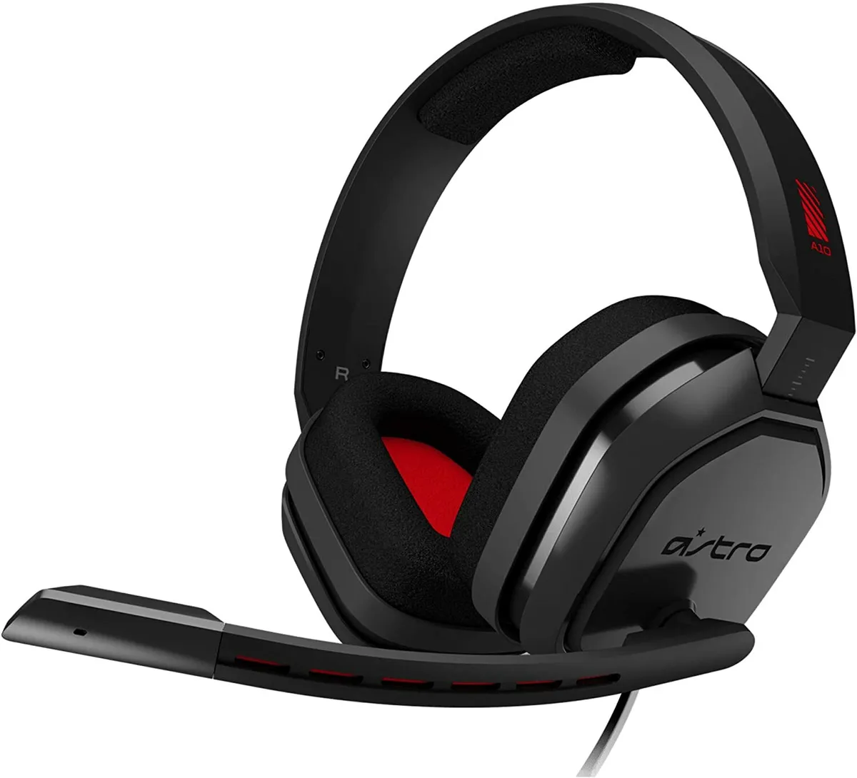 A10 HEADSET FOR PC - GREY/RED