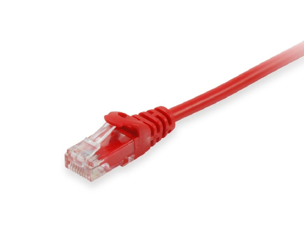 CAT.6A U/UTP PATCH CABLE, 0.5M, RED