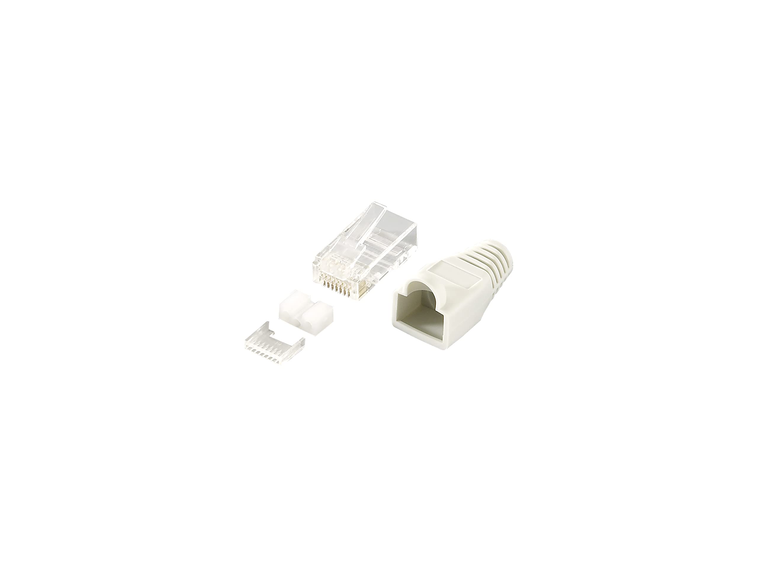 RJ45 CONNECTOR UTP CAT.6 WITH INSER