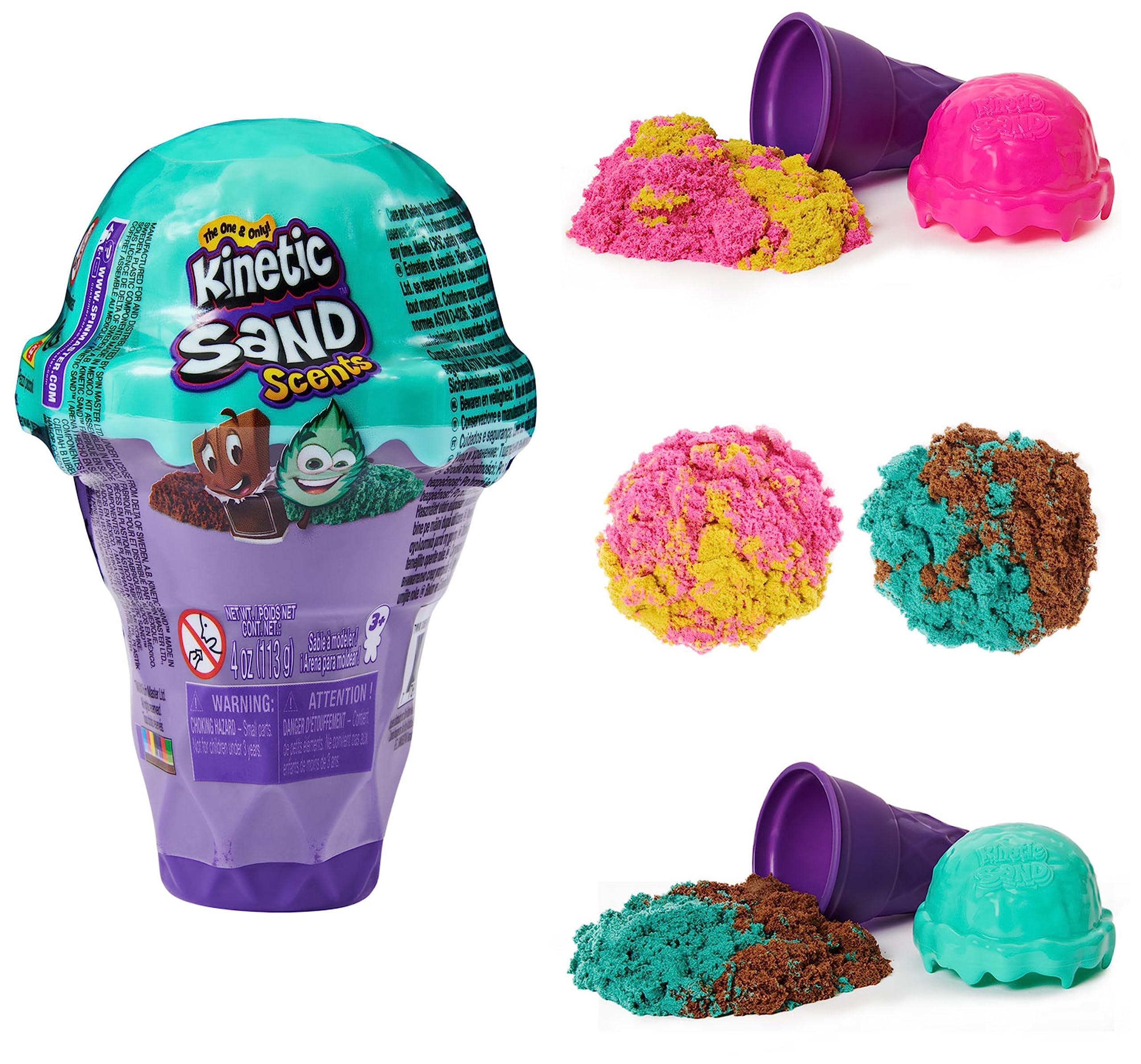 KINETIC SAND CONI GELATO ASS.TO