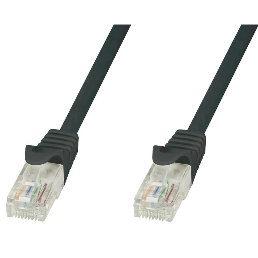 Cavo patch cat 6 u/utp da 0,25 metri nero di alta qualità 4015867172582