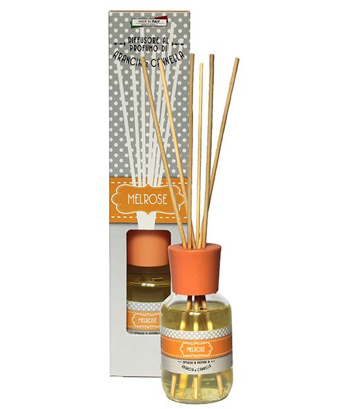 Diffusore ambiente melrose arancia e cannella ml 125