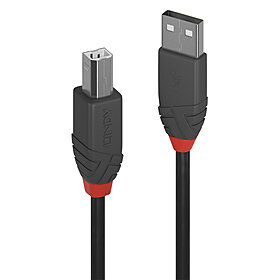 CAVO USB 2.0 A/B ANTHRA LINE, 0.2M