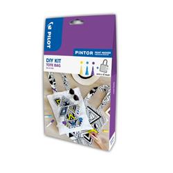 Kit fai da te pintor tote bag set con tre colori 3131910517481