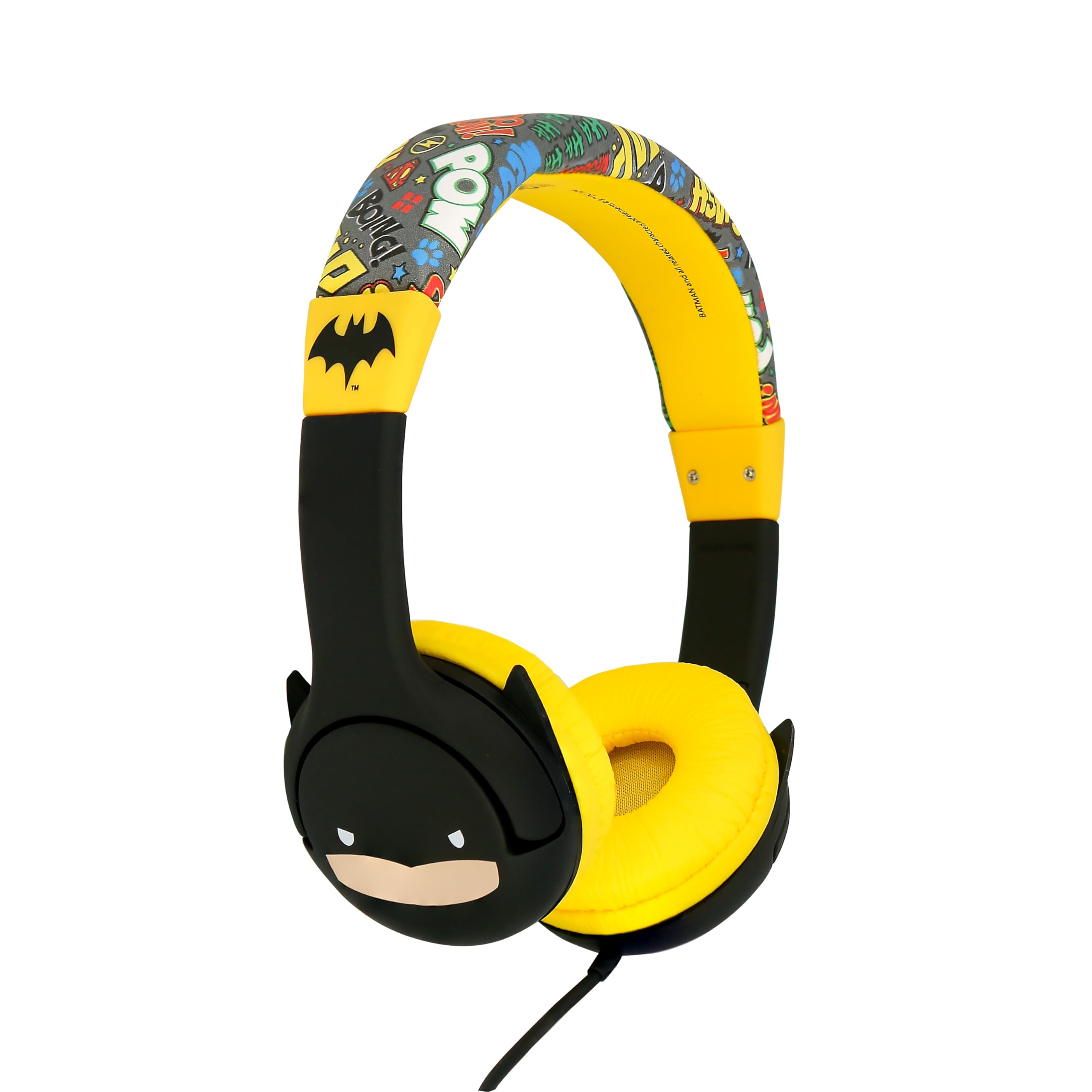 Cuffie batman bambini sicure comode 5055371629119