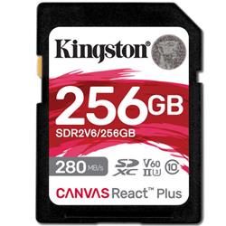256GB SDXC CANVAS REACT PLUS U3