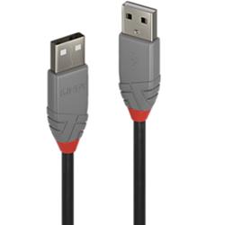 CAVO USB 2.0 TIPO A/A ANTHRA , 0.2M