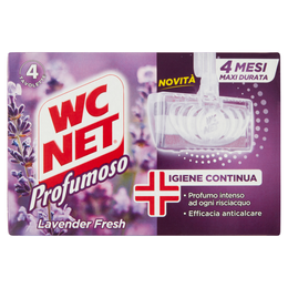 Tavolette wc net lavanda, anticalcare, 4 pezzi 8003650020284