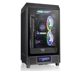 Case mini itx thermaltake tower 200 black con ventole da 140 mm 4713227537810